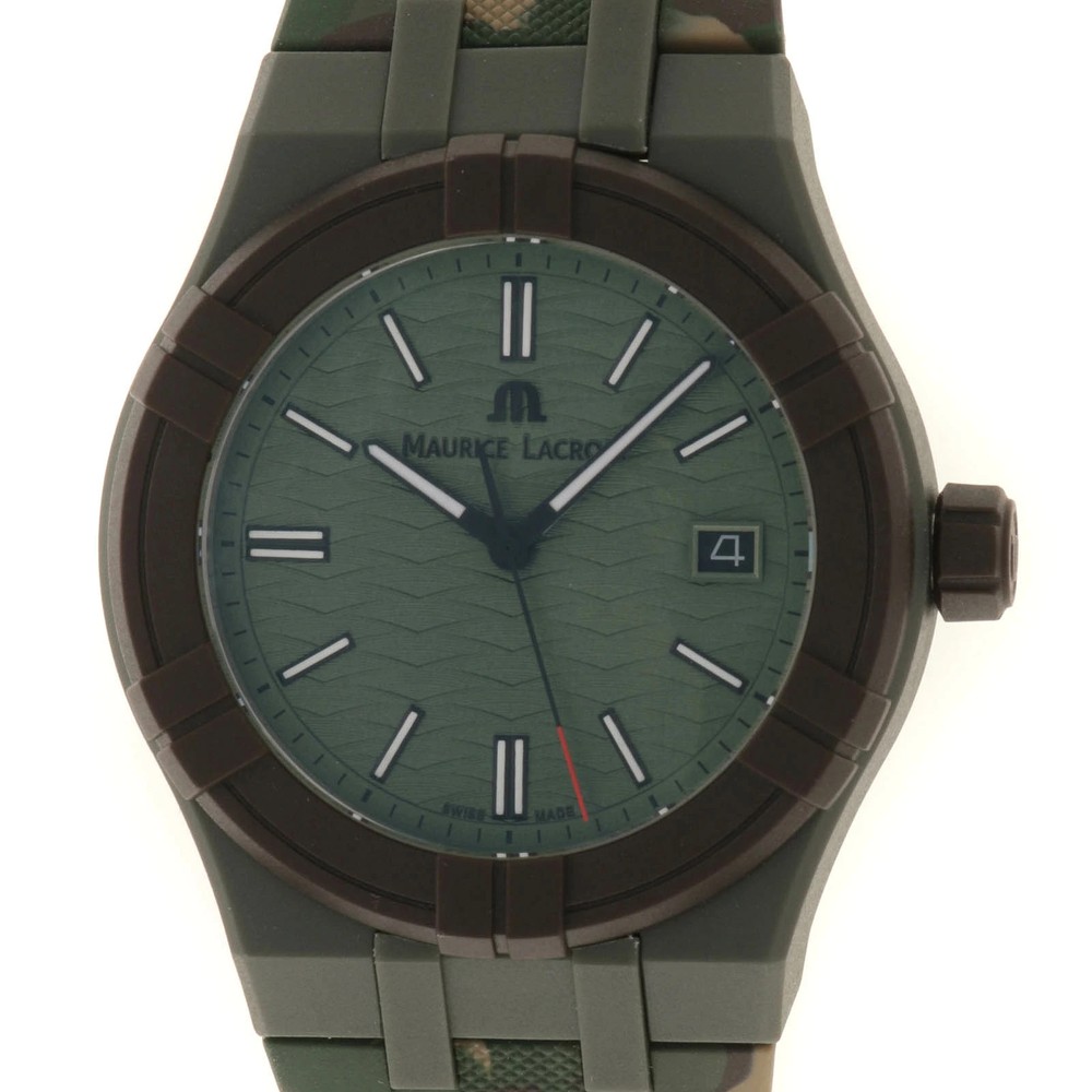 Maurice Lacroix AI2008-IJJIZ-000-0 Plastic 40mm Green Dial Quartz 2008 #DW2360