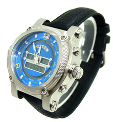 RENATO 46mm MEN’s BEAST “X” SPORTWORLD TRAVELER LIMITED EDITION QUARTZ WATCH