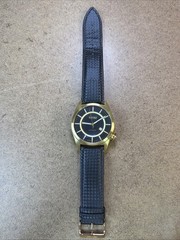 EVISU SWISS MADE 18 JEWEL AUTOMATIC OFF SET CROWN MODEL 7005 BIG 48MM CASE DIAMR