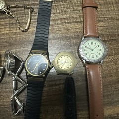 Vintage men and women gold filled plate wrist watch for parts or repair