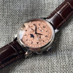 42mm Corgeut Green Blue pink Dial Day Multifunction Sea-gull Automatic Men Watch