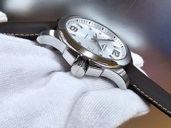 Longines Conquest 43mm Brown Leather Band Watch L3.760.4.76.5