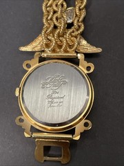 KIRKS FOLLY Angel’s Time Gold Tone Watch K94 New Battery