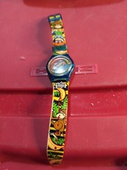 Nickelodeon Rugrats Digital Watch Unisex Kids Blue Rubber Band 90s Chucky