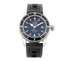 Breitling SuperOcean Heritage 42 A17321 Black Dial Auto SS Mens Watch Box Papers