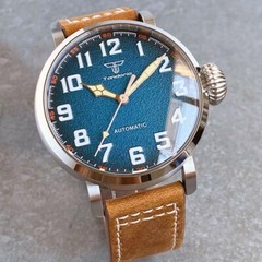 Big Mens NH35 PT5000 Automatic Sapphire Crystal Stainless Steel Bronze Watches