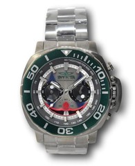 Invicta DC Comics Men’s 48mm Joker Limited Edition Gunmetal Chrono Watch 35074