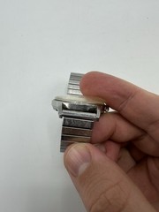 Vintage Eterna-Matic Automatic Swiss Watch Cal 1414U Stainless Steel Engraved 60
