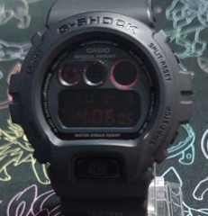 CASIO G SHOCK Matte Black Red Eye MAT BLACK RED EYE Watch DW 6900UMS 1