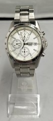 SEIKO 7T92-0DW0 SBTQ045 Chronograph White Dial Quartz Men’s Watch Japan Made