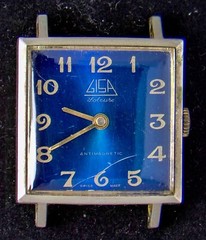Gisa Loleure (Swiss) Blue Men’s Manual EB 8800 Watch (Vintage) — Spares/Repairs