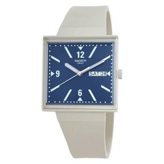 Swatch Originals Bioceramic What If? Collection Blue Dial Unisex Watch SO34T700