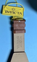 INVICTA BUNDT STRAP MULTI-DIAL DAY DATE COACHMAN QUARTZ WATCH BLACK BRONZE BROWN