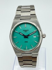 TISSOT PRX T137.210.11.091.00 Light Green Dial Unisex Watch 35mm