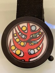 New Dejuno Watch Analog Aztec Black – Hook And Loop Closure