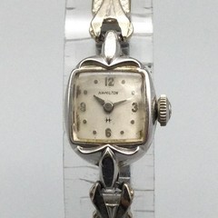 Vintage Hamilton Womens 10K RGP Watch 14mm Cream Dial Manual Dress Bracelet