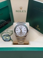 Rolex Oyster Perpetual 41 2024 Silver Dial Stainless Steel Smooth Bezel