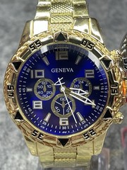 Mens Silver & Gold Watch New UK Luxury Fashion Casual Dress Watch (GB2)