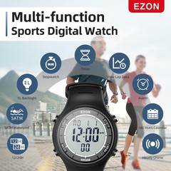 Digital Watch Waterproof Stopwatch Alarm Backlight Wrist Watch