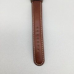 Relic Unisex Watch 34mm Bronze Dial Brown Leather Roman Numeral New Battery