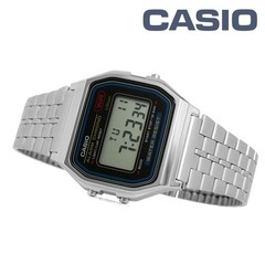 CASIO A159W-N1 Made in Japan Classic Digital Watch Folding Tri-Fold Clasp Band