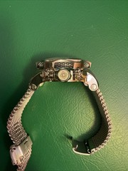 Invicta Men’s 52mm Silvertone Venom Chain Watch Excellent Condition!