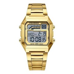 LIGE FOXBOX Men Watch Rectangle Wristwatch Boys Digital Sport Electronic Watches