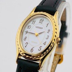 Citizen Shell Gold Ladies Quartz Watch Oval Case 5430-T004539 wrist 17.5cm/6.9in