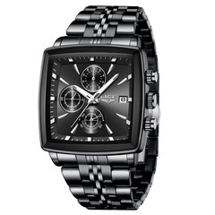 Luxury Mens Watch Stainless Steel Quartz Date Chronograph Classic Man Watch Gift