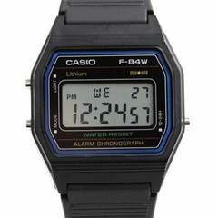 CASIO Watch Standard F-84W-1QJH Black Simple Designed Watch From JAPAN Digital