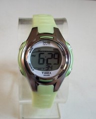 Women’s Girl’s Timex 1440 Green & Silver T5K081 Digital Sports Watch