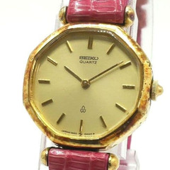 Working SEIKO quartz women’s watch, octagon design, 2 hands.