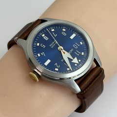 JACK MASON JM-A401-007 Blue Dial Date USA Field Watch japan Limited w/Box #C013