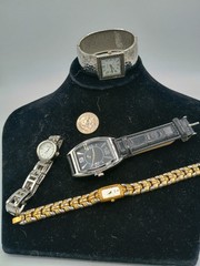 Lot Of 4 Non Working Dressy Watches For Sale
