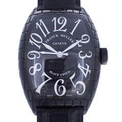 FRANCK MULLER Tonneau Curvex BLACK CROCO 9880SCBLKCRO mens watch