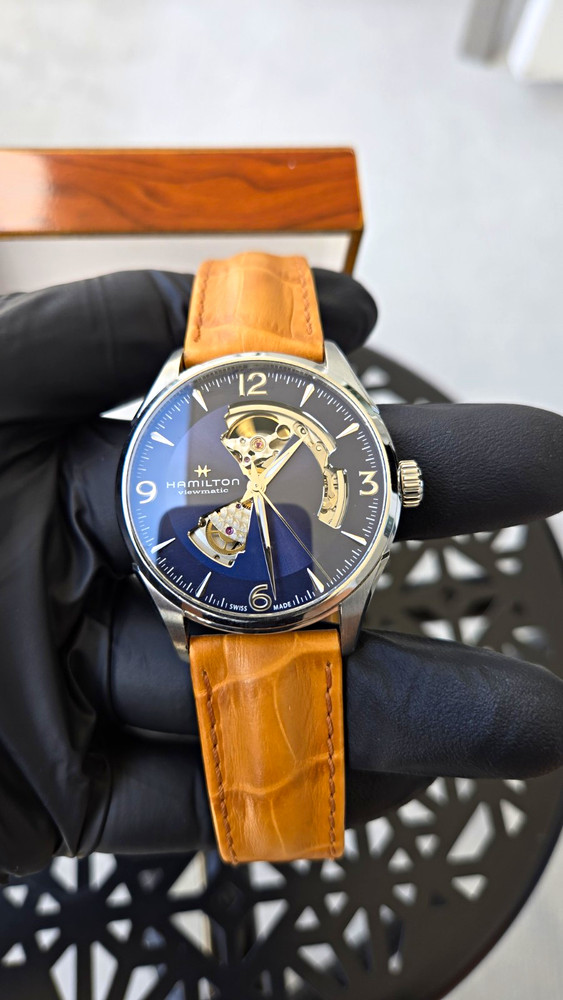 Hamilton Jazzmaster Automatic 42mm Blue Skeleton Dial
