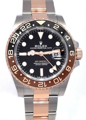 Rolex GMT-Master II Root Beer Ceramic 18k Rose Gold/Steel B/P ’20 126711CHNR