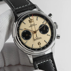 SEAGULL 1963 38mm Watch Exhibition Case Sapphire Glass Chronograph Mechanical