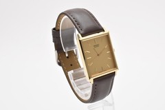 [MINT] SEIKO Chariot 2C21-5180 Gold Tank Square Quartz Vintage Men’s Watch Japan
