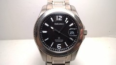 Seiko Brightz Titanium Black SAGM001 8F32-0010 Perpetual HAQ, Sapphire, Bracelt