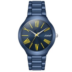‘s with Colorful Roman Numerals, Interchangeable Metal Strap (No Tools Needed…