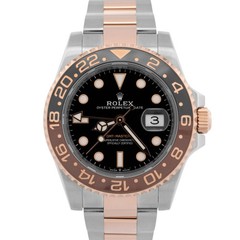 2023 PAPERS Rolex GMT-Master II Root Beer BLACK Two-Tone 40mm 126711 CHNR Watch