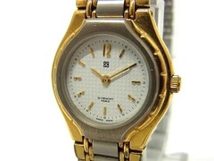 [A1R] Givenchy Mod Dep 620 Two Tone Gold Silver Quartz Ladies Watch [h4t]