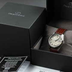 MINT ORIENT STAR Contemporary F6N4-UAD0 Power Reserve Auto Men’s Watch Full Set