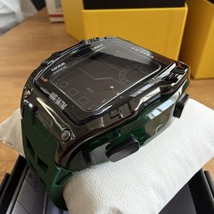 ACTIVA Digital Sport Quartz Watch WR30m Alarm Day/Date Light Green Strap 46mm