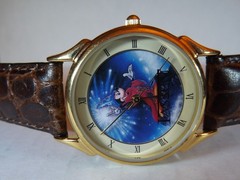Disney Mens Vintage Mickey Mouse Watch (Sorcerer)-(Christian Lassen) -VVHTF -New