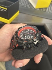 Invicta Men’s Sea Monster Quartz Chrono Black Dial Steel Bracelet 37802 Watch