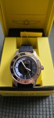 Invicta Speciality 45mm Stainless Steel Case Black Dial Silicone Strap Quartz…