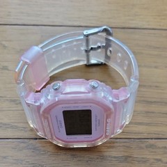 CASIO BABY G BGD 565SJ Square Digital Watch Pink Skeleton