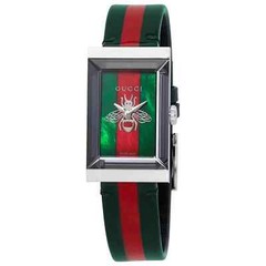 Gucci Women’s G-Frame Green and Red MOP Dial Watch – YA147408 ($1100 MSRP)